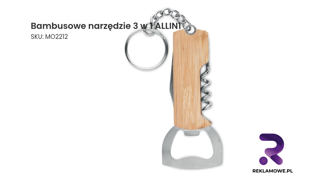 Bambusowe narzędzie wielofunkcyjne 3 w 1 ALLIN1