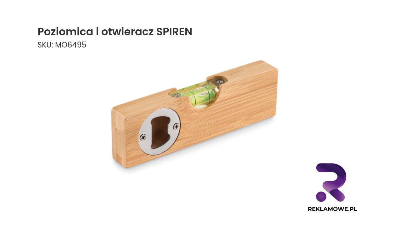 Poziomica i otwieracz marki SPIREN