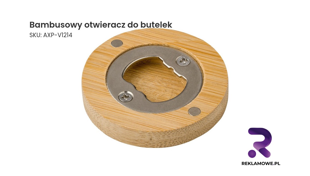 Ekologiczny bambusowy otwieracz do butelek