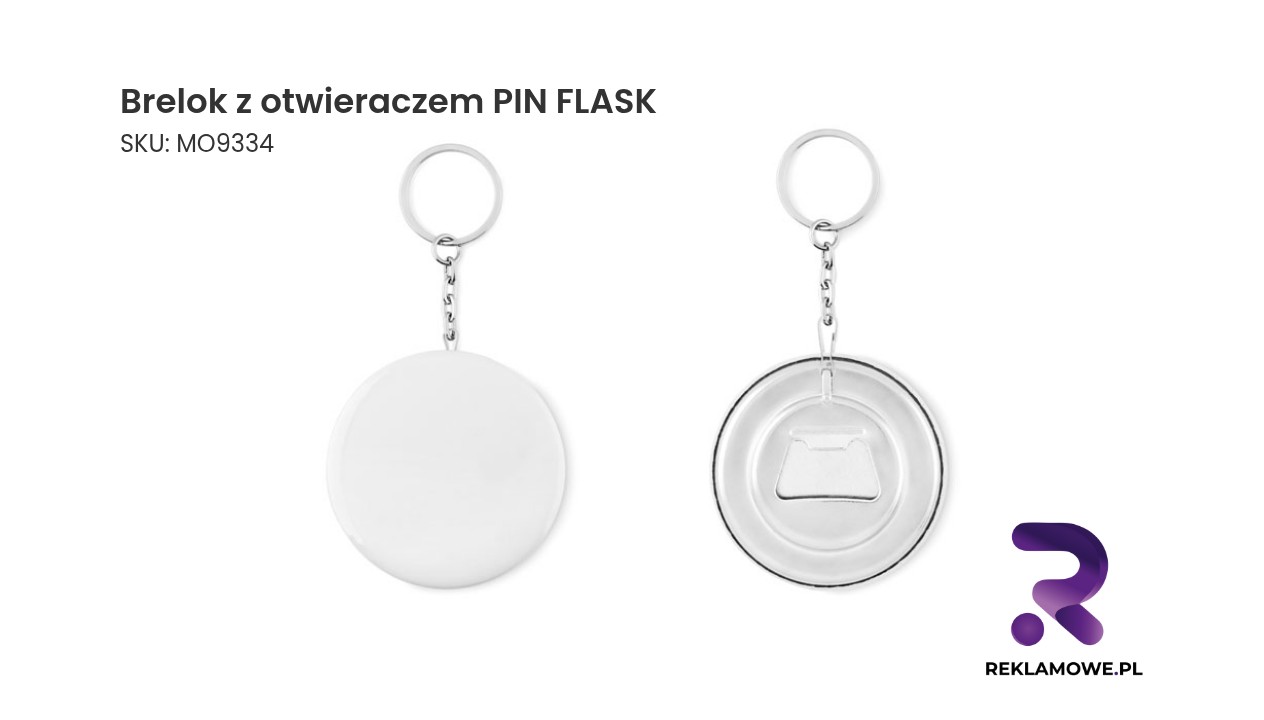 Brelok z otwieraczem PIN FLASK – praktyczny brelok do kluczy z funkcją otwieracza