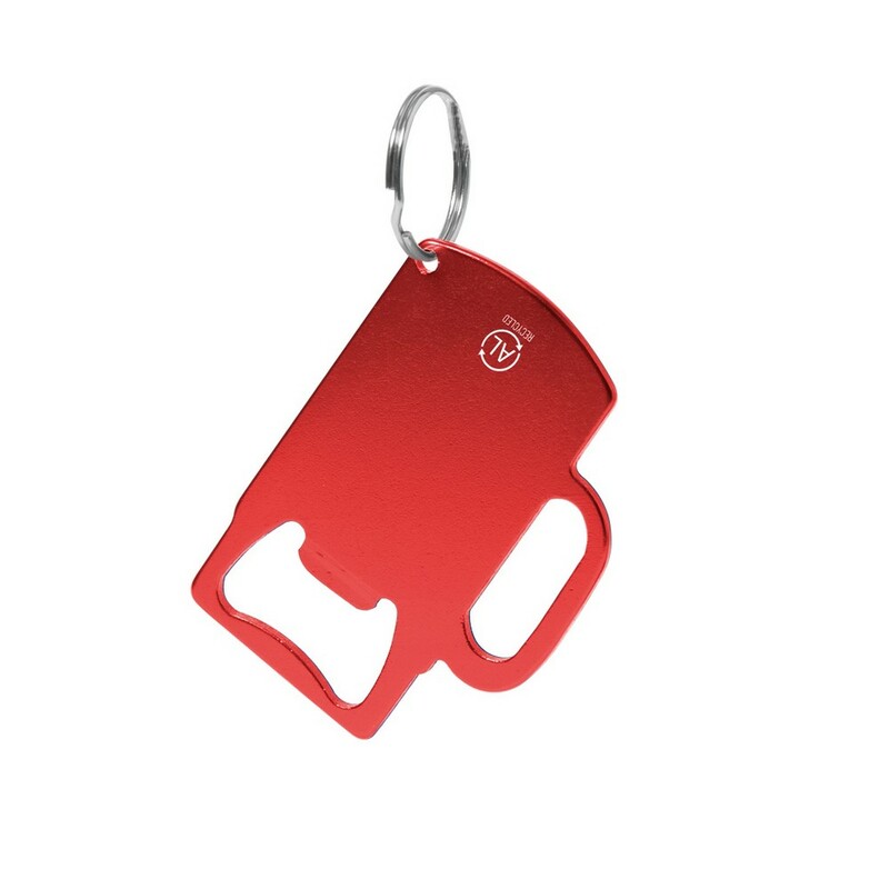 Brelok do kluczy, otwieracz do butelek z aluminium z recyklingu VA701-03_AAA01