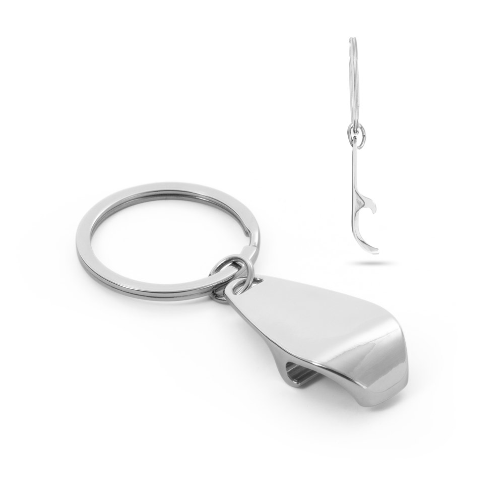 HELLI. Metalowy brelok z otwieraczem do butelek 93394_set